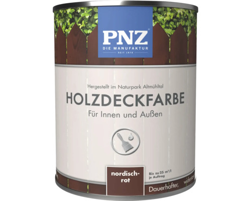 Holzdeckfarbe für den Innen- und Aussenbereich in der Dose