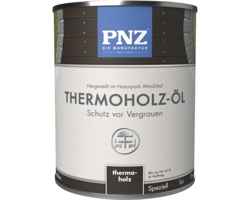 Boîte d'huile pour bois thermo PNZ pour la protection contre le grisonnement