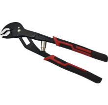 Rohrzange mit verstellbarer Öffnung und Kunststoffgriffen