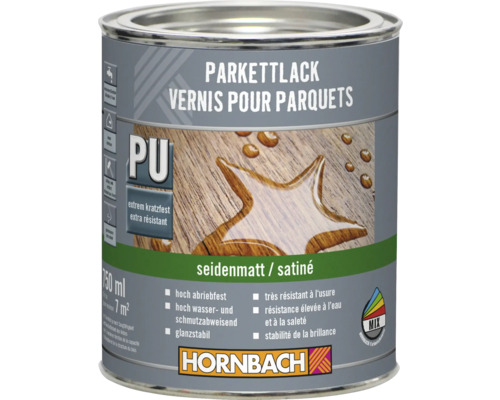 Vernis pour parquet Hornbach, boîte de 750 ml
