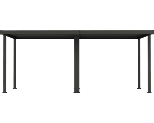 Pavillon couvert avec cadre en acier