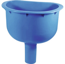 Entonnoir en plastique bleu pour liquides