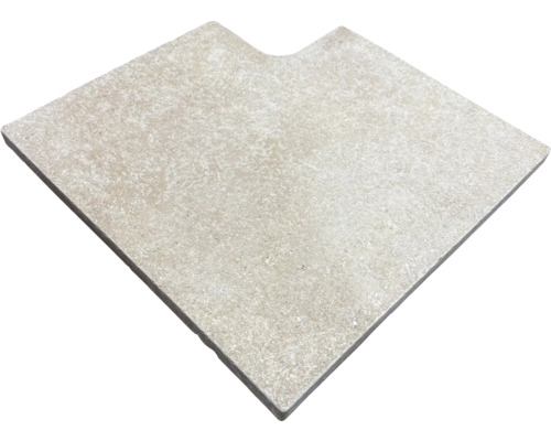 Carreau en céramique avec encoche d'angle