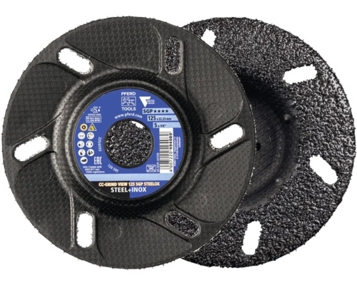 Pferd CC-GRIND Disque à meuler Steelox 125 millimètres pour acier et acier inoxydable
