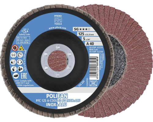 Meule à lamelles Pferd Polifan diamètre 125 mm