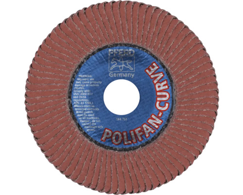 Meule à lamelles Polifan Curve