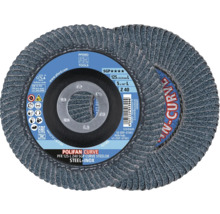 Pferd Polifan Curve Meule à lamelles, 125 millimètres, grain 40, pour acier et inox