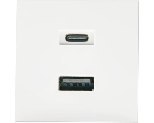 Nahaufnahme von USB- und USB-C-Anschlüssen