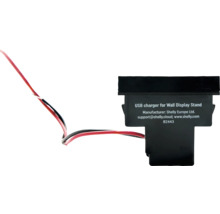 USB-Ladegerät für Wanddisplayständer