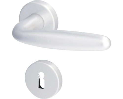 Türgriffgarnitur mit Schlüsselrosette