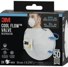 3M Cool Flow Ventil Atemschutzmaske, FFP2 Standard