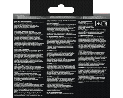 Informations sur les masques à particules 3M pour la protection contre certaines particules