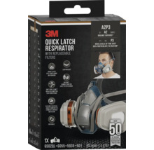 Respirateur 3M Quick Latch avec filtres remplaçables en emballage