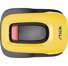 Robot tondeuse Stiga vue de dessus