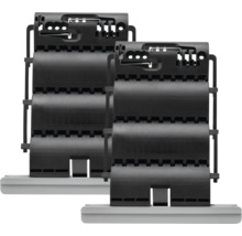 Zwei Jalousie-Klammern zur Lamellenbefestigung