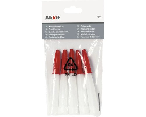 Akkit Kartuschenspitzen, 5 Stück