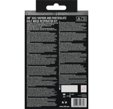 Kit demi-masque + filtres contre les gaz-vapeurs et particules 3M