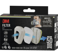 Kit de filtres 3M avec filtres remplaçables pour masques 3M