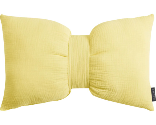 Coussin décoratif en forme de nœud en textile