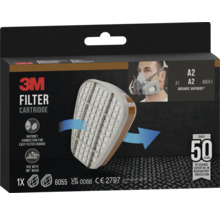 Cartouche filtrante 3M A2, A1, A2, ABEK1 pour filtrer les vapeurs organiques