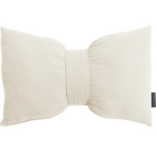 Dekokissen in Schleifenform aus Stoff