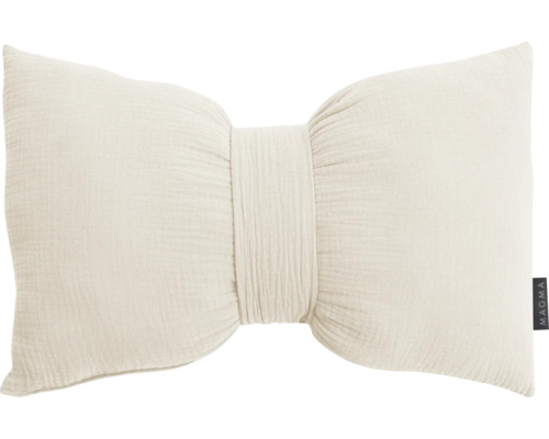 Dekokissen in Schleifenform aus Stoff