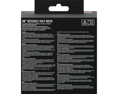 Demi-masque réutilisable 3M, protège contre certains contaminants