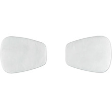 Zwei weiße Atemschutzmasken