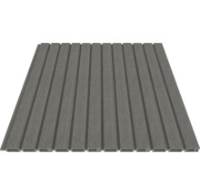 Terrassendiele aus Kunststoff mit geriffelter Oberfläche