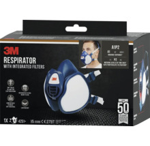 Masque respiratoire 3M avec filtres intégrés dans l’emballage