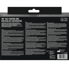 Masque 3M contre les gaz, les vapeurs et les particules pour la protection contre certains gaz, vapeurs et particules
