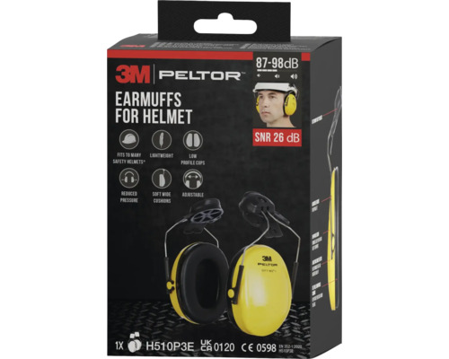 3M Peltor Optime I Casque antibruit pour casque, emballage du produit