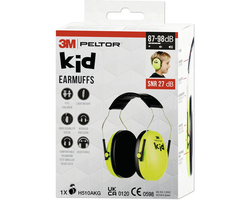 3M Peltor Kid Kapselgehörschützer für Kinder, 87 bis 98 Dezibel