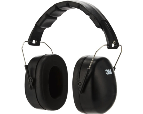Logo 3M sur un casque antibruit noir