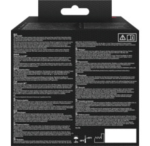 Emballage du casque antibruit 3M avec indication de la taille et plage de température