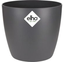 Grauer Blumentopf mit Elho Logo