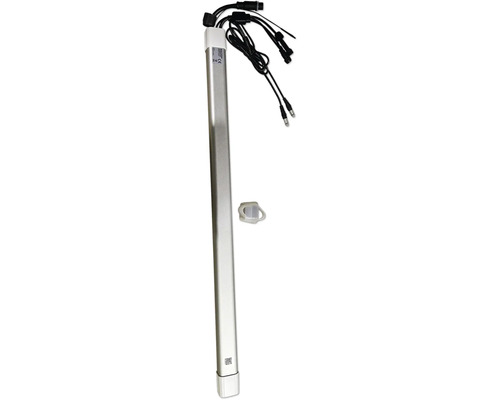LED-Leuchte mit Kabeln und Montageclip