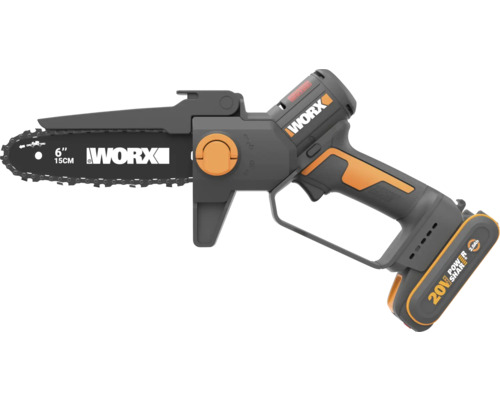 Tronçonneuse à une main sans fil Worx 20 Volt avec guide de 15 centimètres