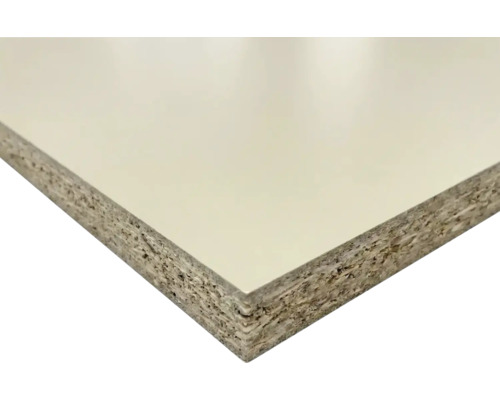 Panneau de particules avec revêtement