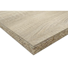 Panneau de particules avec structure en bois