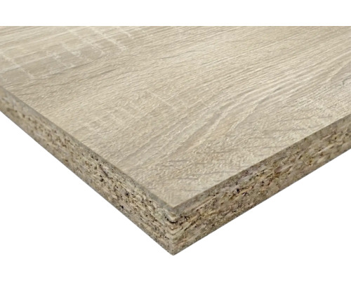 Panneau de particules avec structure en bois