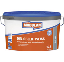 MODULAN Innenfarbe DIN-Objektweiss, 12,5 Liter Eimer