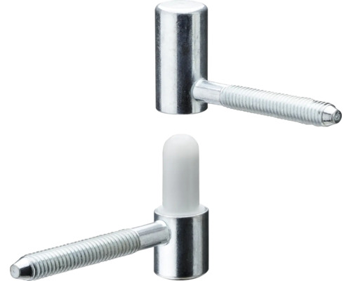 Deux pentures réglables avec boulons filetés