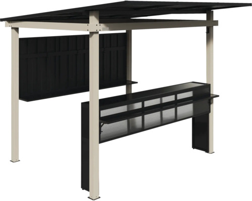 Pavillon mit Dach und Theke