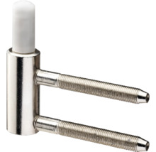 Paumelle de porte avec filetage et boulon pour la fixation de porte