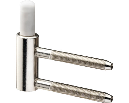 Paumelle de porte avec filetage et boulon pour la fixation de porte