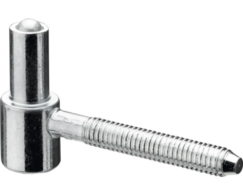 Paumelle à enfoncer avec tourillon fileté