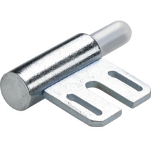 Connecteur de meuble en métal avec broche et support