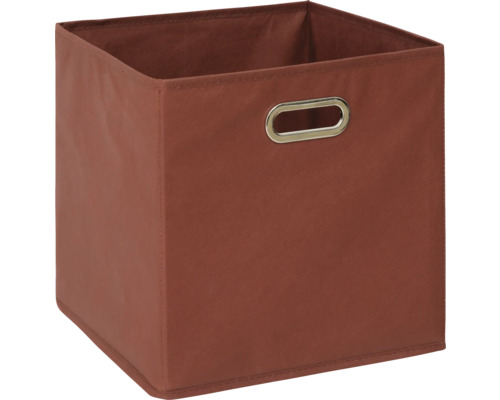 Boîte de rangement carrée en tissu avec poignée