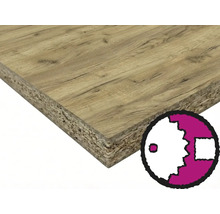 Panneau de particules avec structure en bois